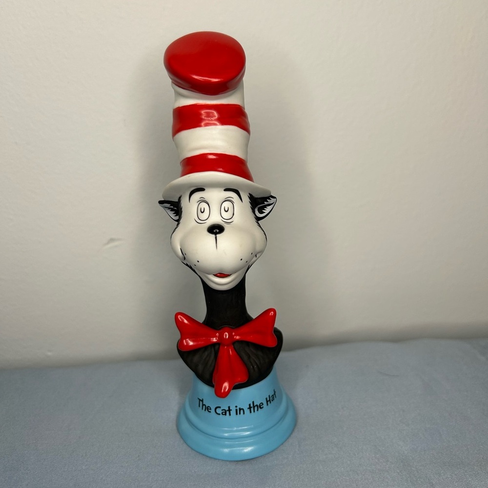 Hallmark Cat in the Hat Figurine - Red, White, Black, Blue